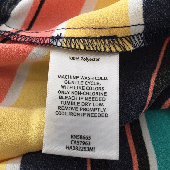 Halogen Bright Striped Dress - Picture 6 of 6